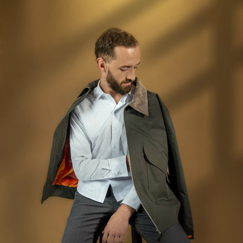 Chaqueta Gracia Verde Ceniza