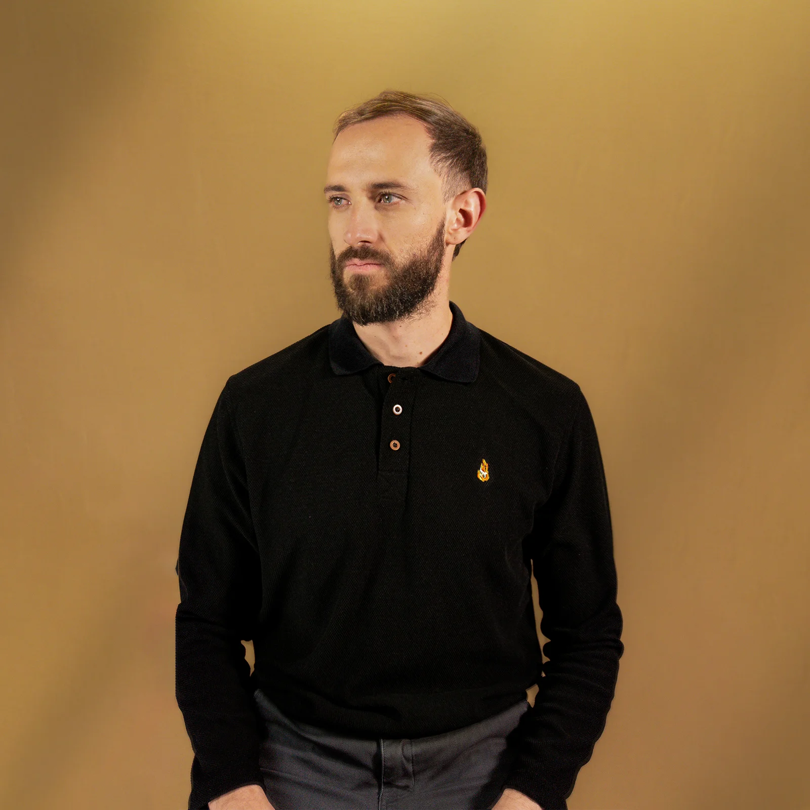 Polo manga larga Fuego Interior